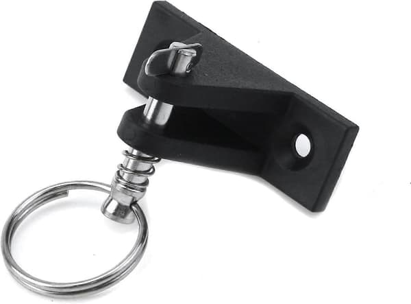 2 stk. Topdækselshængsel med stift og ring, bådmarkisebeslag, kraftig udførelse