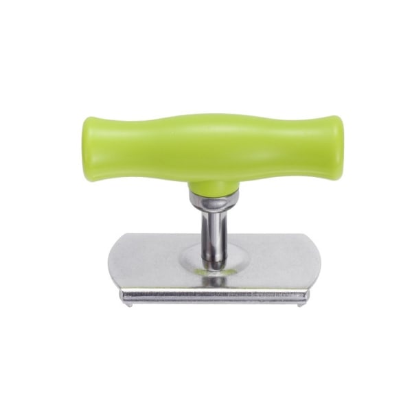 Manuell konservöppnare i rostfritt stål Köksöppnare med roterande lock för hushåll (grön)