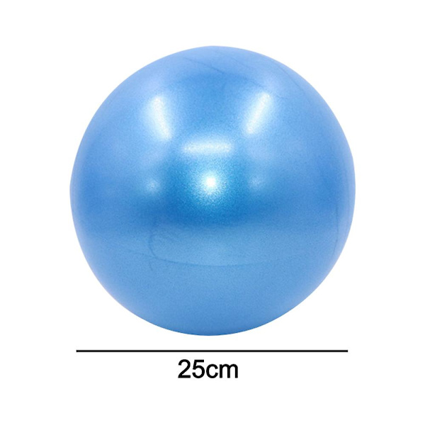 Träningsboll, Yogaboll, Pilatesboll, Stabilitetsboll, förbättrar balans, core-träning och fysioterapi Blue