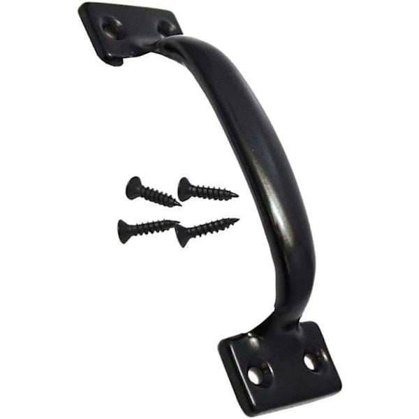 15 stk. Premium sorte greb 5-3/4\" Utility dørknopper, sorte greb til boligindretning