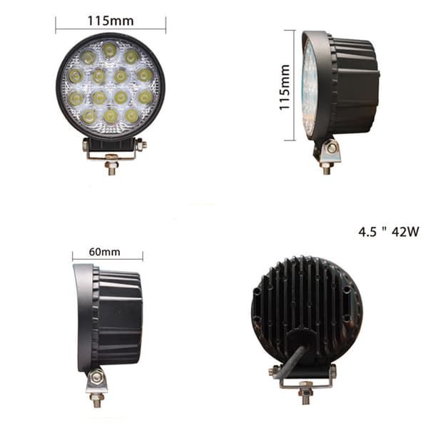 Energibesparende Rund 42W High Spot LED Arbeidslys