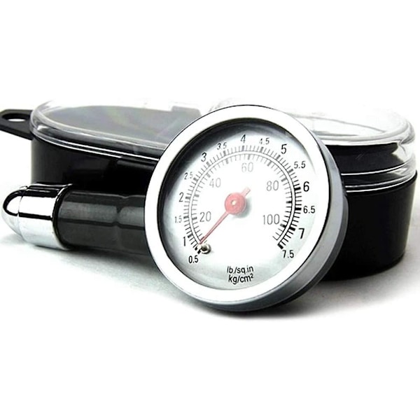 Däcktrycksmätare, Bärbar 100 Psi Däcktrycksmätare Lastbilsdäcktrycksmätare A
