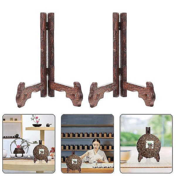 2 stk. Multifunktionel Teakage Display Stand