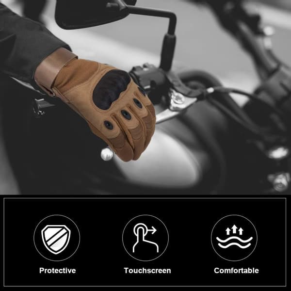 Motorcykelhandsker Fuldfinger Touchscreen Motorcykelhandsker CE