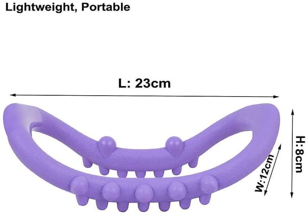 Öppen rygg yoga ring * 2 (stor lila bula),