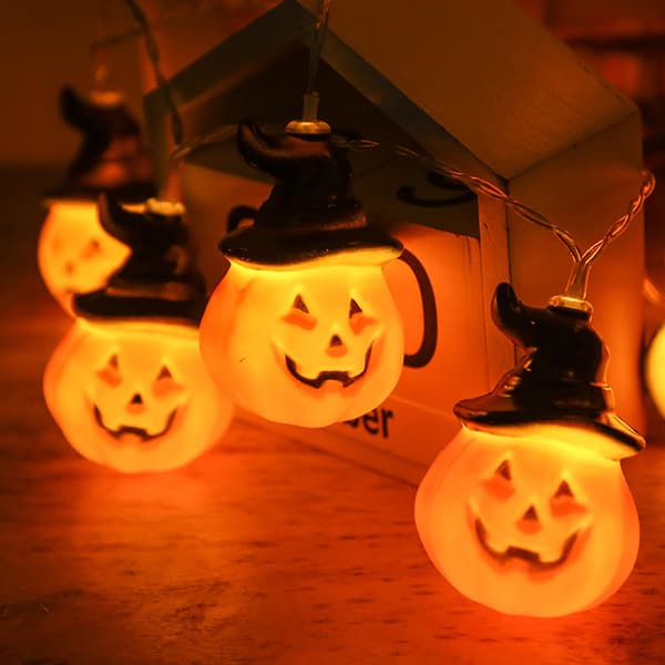 Halloween Græskar Lyskæde
