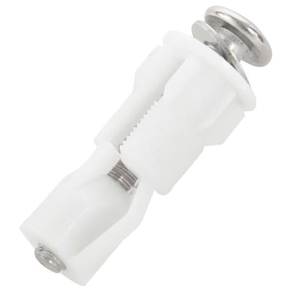 Toalettsits Gångjärn Skruvar WC Hål Fixering Enkel Installation 2-pack