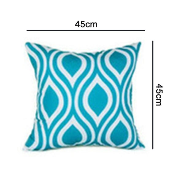 Mikrokuituheitetyynynpäällinen 6 kpl setti, Sängyntyynynpäällinen, 45*45cm Light blue