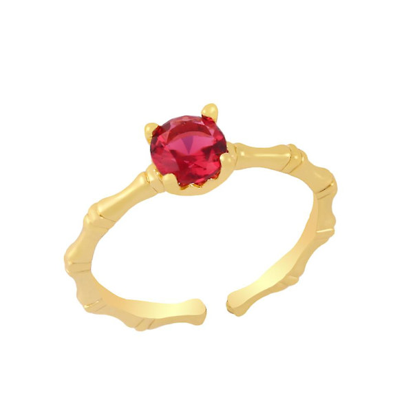 Ring Vintage Zirkon Justerbar Mode Smycke Ac10123 Green