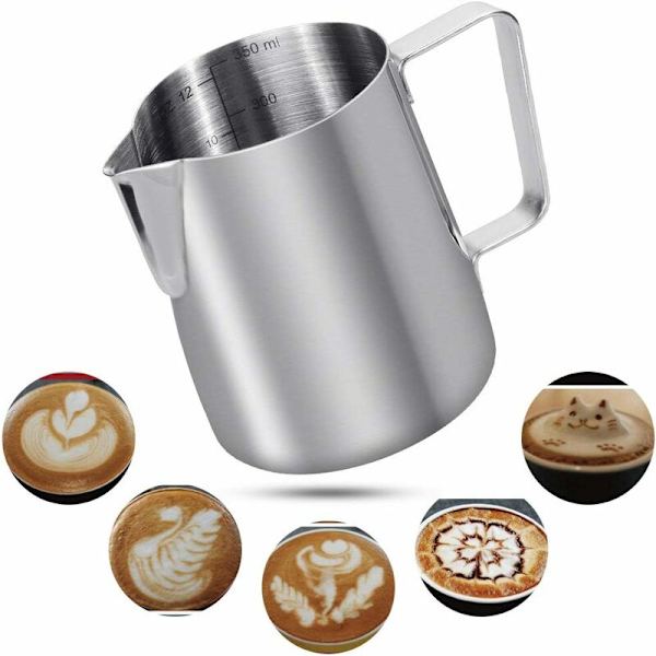 Hem Novelty Rostfritt Stål Blomkruka Kaffetillverkare (350ml Skala),