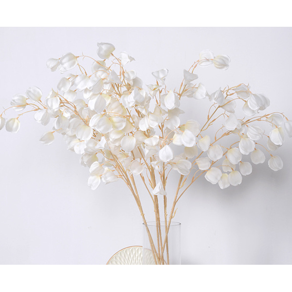 Simuleret hvid blomster lanterne 2stk,