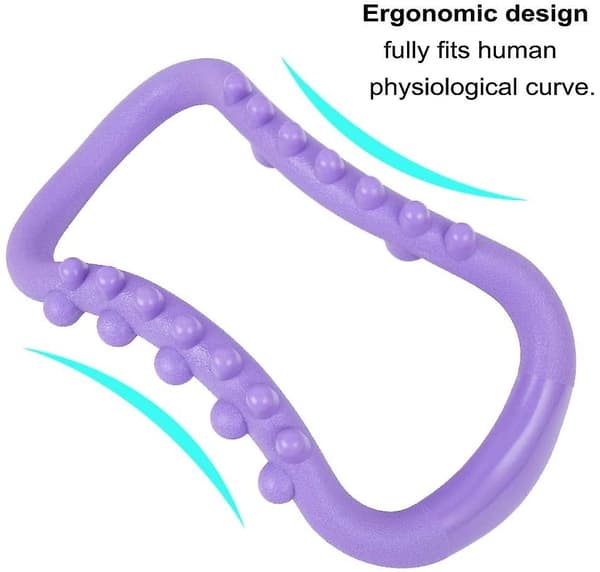 Öppen rygg yoga ring * 2 (stor lila bula),