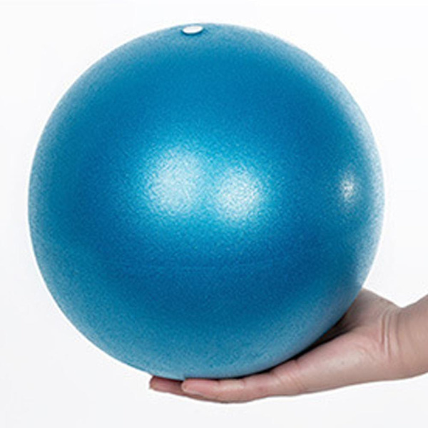 Träningsbollar för kvinnor, mini yogaboll, små stabilitetsbollar, fitnessutrustning för gym Blue