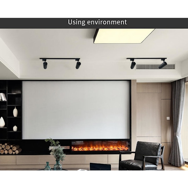Fokusspårlampa, COB-zoomstrålkastare, väggbakgrundsstrålkastare, spårstrålkastare (4000K neutralt ljus, 30W vitt skalfokus),
