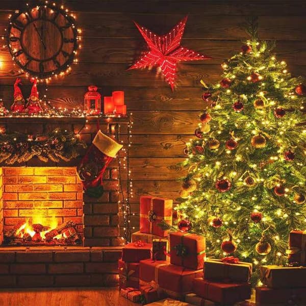 LED-lysstreng, dekorative lys, stjernelys, indendørs og udendørs, julepynt