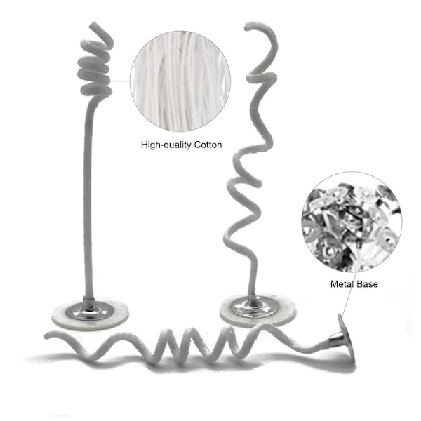 50 st/paket 24 trådar 10 cm Veke DIY Sojavax Material Veke Kärnlinje Doftvax Verktyg Rum Tillbehör