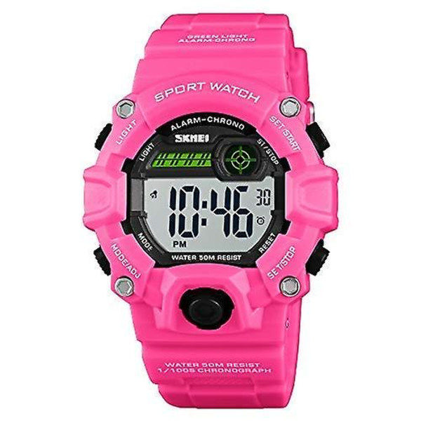 Pojkar Camo Led Sportklocka Luminous Alarm Stoppur