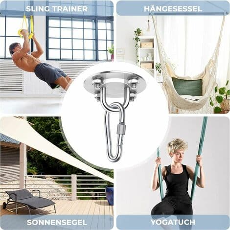 Sæt med skruekroge til loftmontering