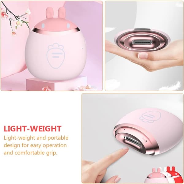 Elektrisk neglklipper neglfil USB-ladbare negltrimmer