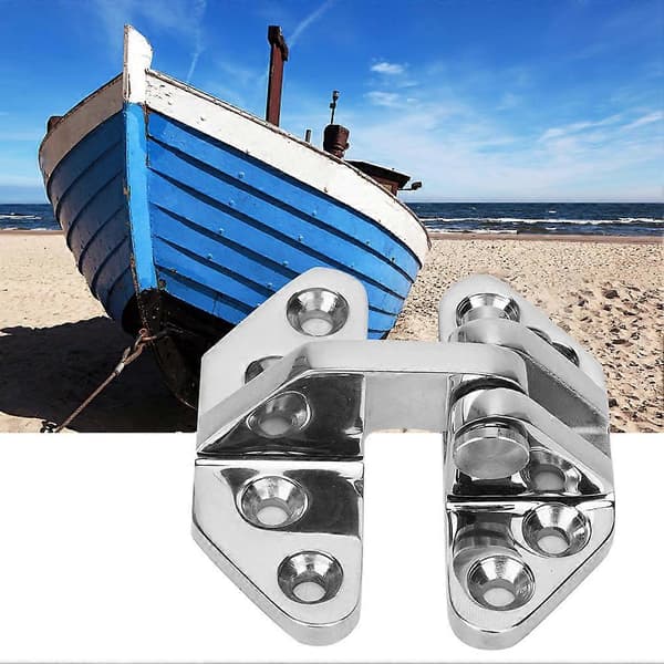 Bådlem Hængsel Rustfrit Stål 316 Sommerfuglformet Rem Hængsel Dør Hardware 1 Stk