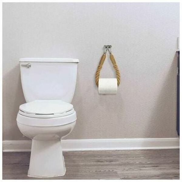 Toiletpapirholder, Cool Grid Hørtovlsstativ til Badeværelse og Køkken Badeværelsespapirholder Stativ