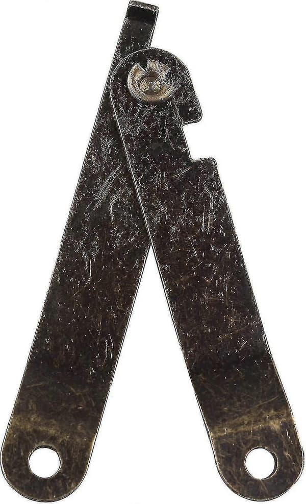 Sæt med 5 roterende foldbare bagklapshængsler, 67 x 11 mm - WEI KE
