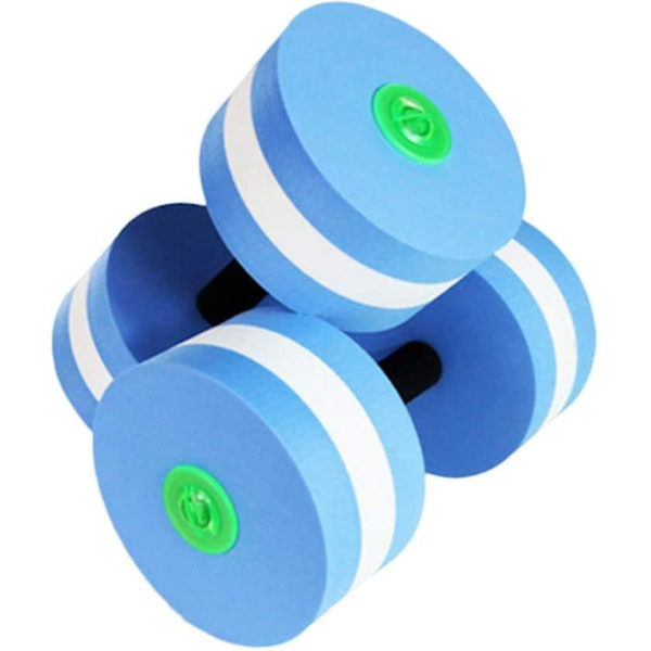 2 st Flytande Aqua Hantlar Skivstång Vatten Gym Hantel Simning Fitness Hantel För Styrketräning Yoga (ros Röd)