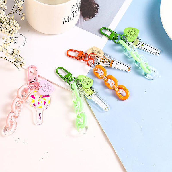 Korean Keychain Kont Set Korean Idol -sarja Rento Kestävä Muodikkaat Kestävät Parhaat Lahjat -sarja A