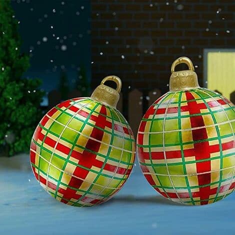 60CM Julekule Ornament Minneball, Julepynt, E