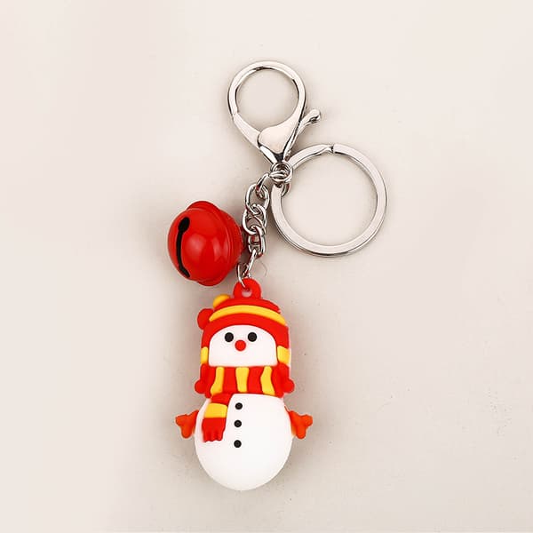 Fem julmini Santa Claus julgran Älg Snögubbe