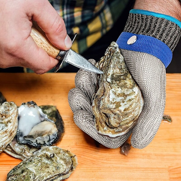 Anti-Skärhandskar, Högpresterande Skyddsnivå 5, Kökshandskar, Anti-Skär Arbetshandskar för Skärning av Kött, Fisk