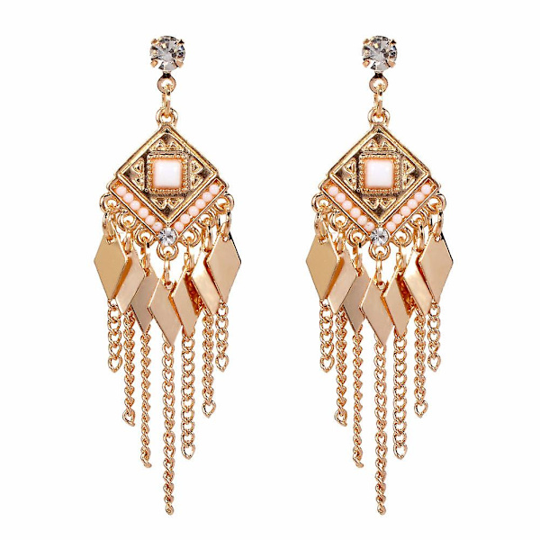 Örhängen Bohemia Tassels Mode Smycken  B1933 red