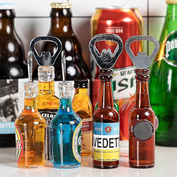 Magnetisk Ölflasköppnare - Ölflaska Bar Kyl Dekoration