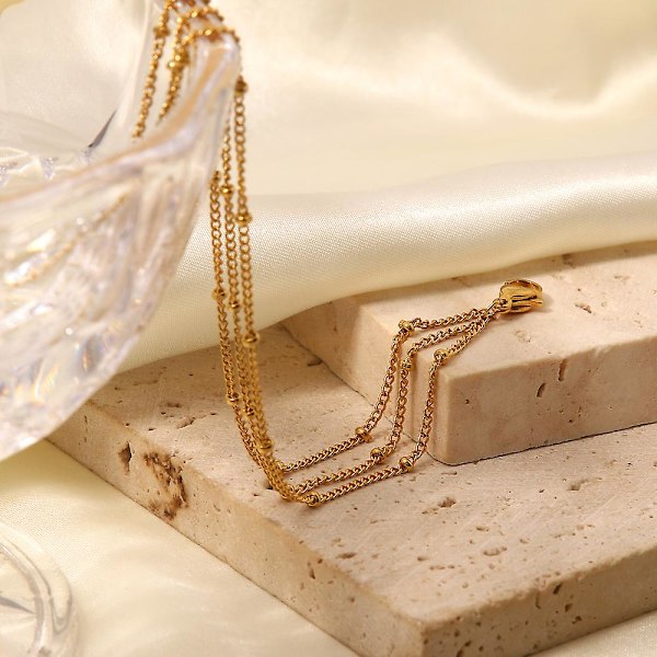 Armband Provmodell Daglig Outfit Metalliskt Element B1464