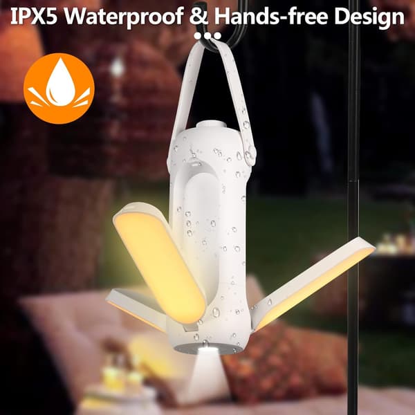 10000 mAh LED campinglampe, multifunksjons campinglampe