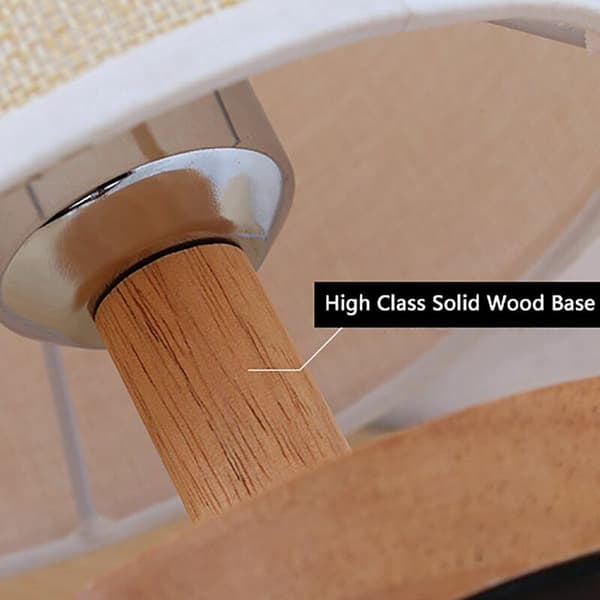 Sengelampe Natlampe Varm Hvid Bordlampe Beige