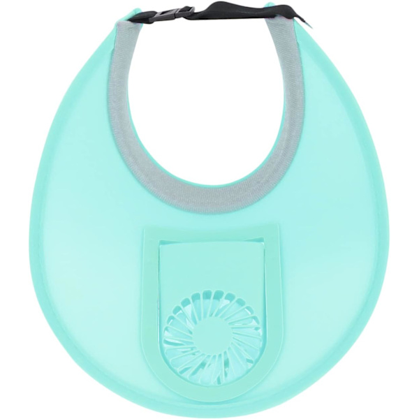 Blå-28*28cm-Dame Solhat med USB-blæser, tom top solhat