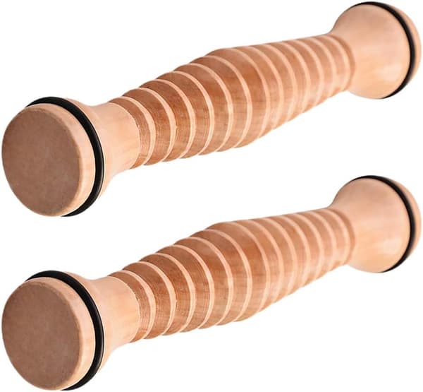 2 stk Træfodrulle Plantar Massager Trigger Point Relief