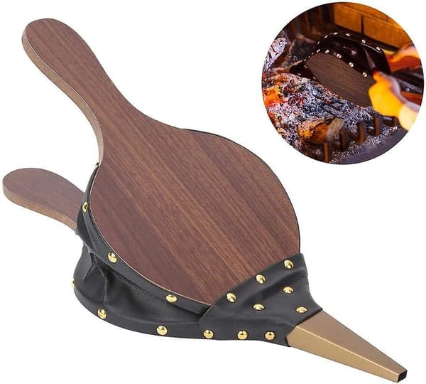 Pejsblæsebælger, Pejsblæsebælger Manuel Træblæsebælger Hurtig Ildstarter Til Grill Pejs Pejsblæsebælger Til Skorstensovn Udendørs Camping 15,7