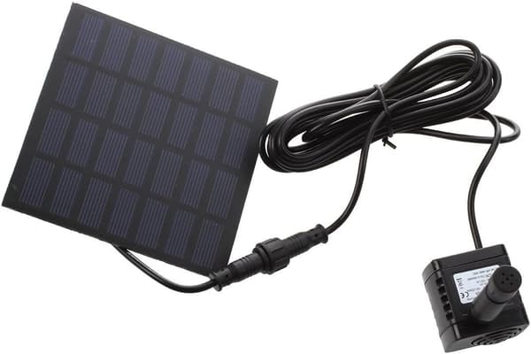 1 st Solcellsdriven Uppgraderad Miniatyr 7V Solpump Trädgårdsfontän Damm