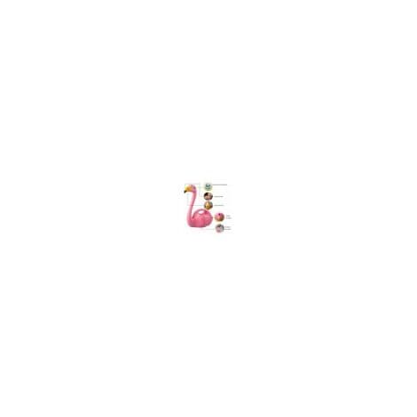 Vaaleanpunainen flamingo-kastelukannu
