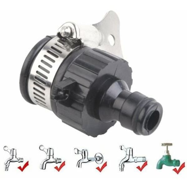Universell kranadapter Hurtigkobling Vannkranadapter Multifunksjonell Holdbar Vannslange Kranadapter