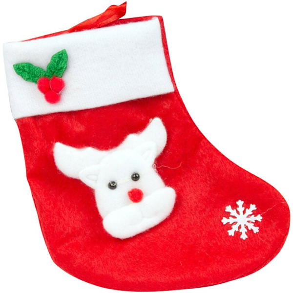 Julklappsstrumpor Presentpåsar Juldekorationer Julpynt Tomte Snögubbe Strumpor Godispåse