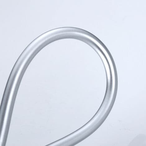 Fleksibelt Anti-vri Dusjhode, 1,5 M Dusjslange, Gummi, Hvit