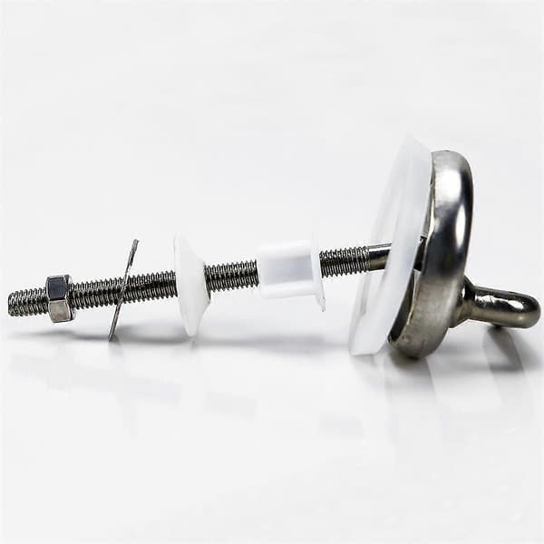2 stk. Holdbare Quick Release Let Installation Toiletsæde Hængsel Slidstærk Reparation Rustfrit Stål Med Monterings Tilbehør