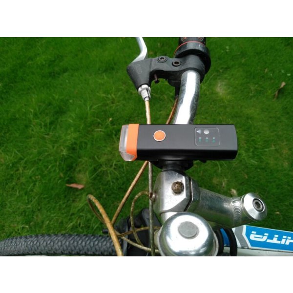 Cykelstrålkastare Touch Sensitive USB -strålkastare Cykelstrålkastare Mountainbikestrålkastare Ready to Ride Orange Uppladdningsbar,