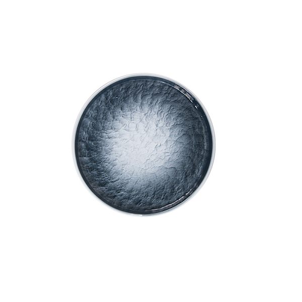 Stenkorn Keramik Rund Frugtfad, Blå, 8 tommer (20,5 * 20,5 * 2,5 cm),