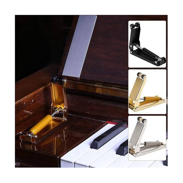 Legerings Piano Lock Långsam Stängning Sänkning Ce Hydrauliskt Lock R Pianotillbehör, silver