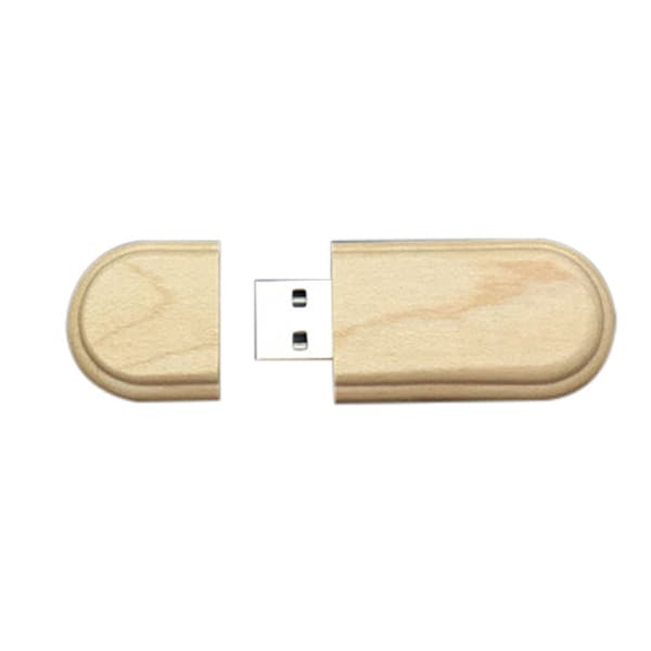 puinen soikea U-levy (8GB+puinen laatikko)