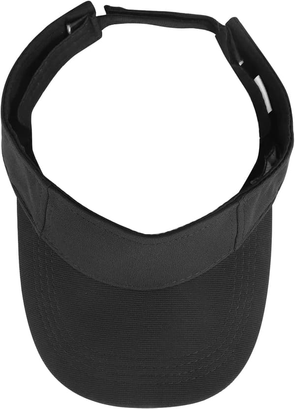 Svart-Hvit-58cm-Visir Caps Golf Visir Bomulls Pustende